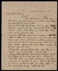 Letter from Thomas A. Demill to Captain Thomas Sparrow